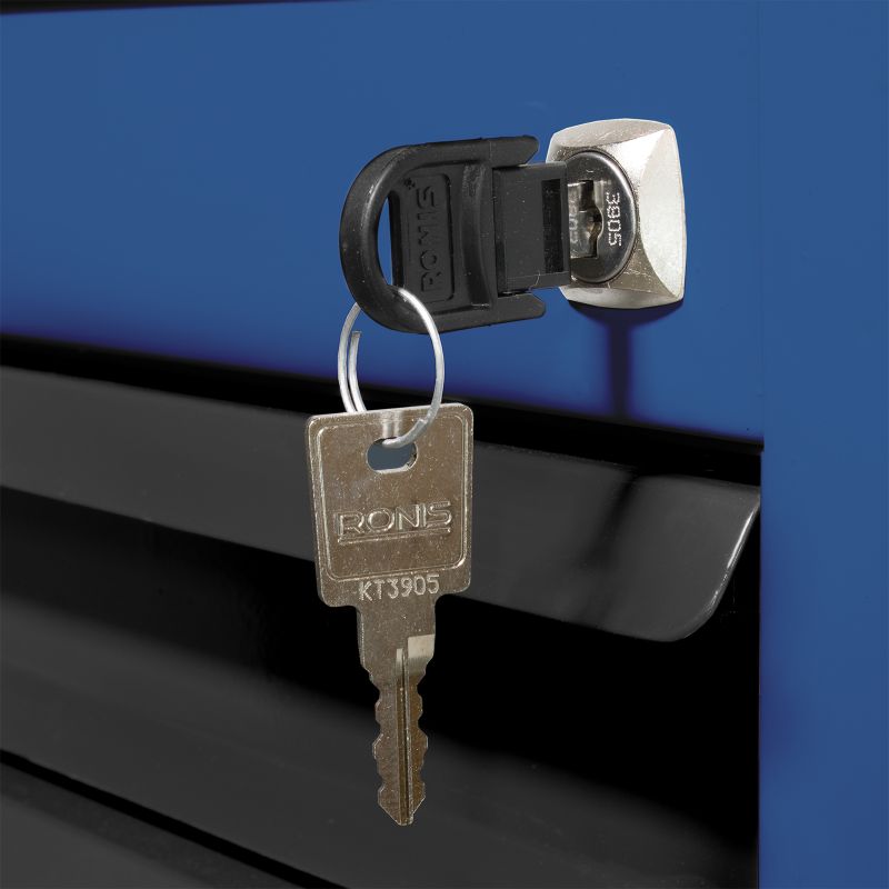 "FLEXX" Werkstattwagen Basic, 5 Schubladen – Bild 7