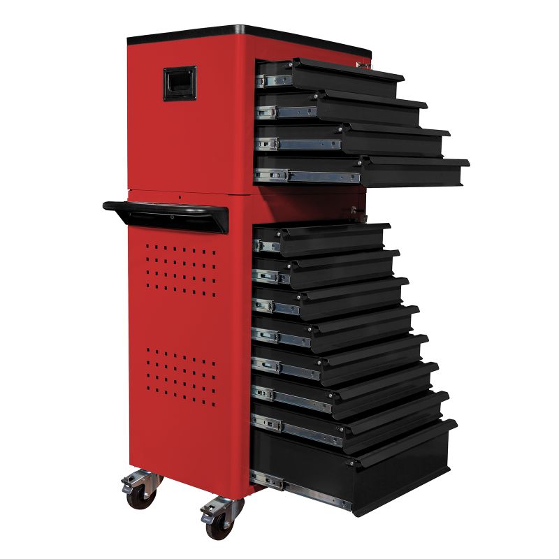 "FLEXX" Werkstattwagen 8 Schubladen und Truhe – Bild 3