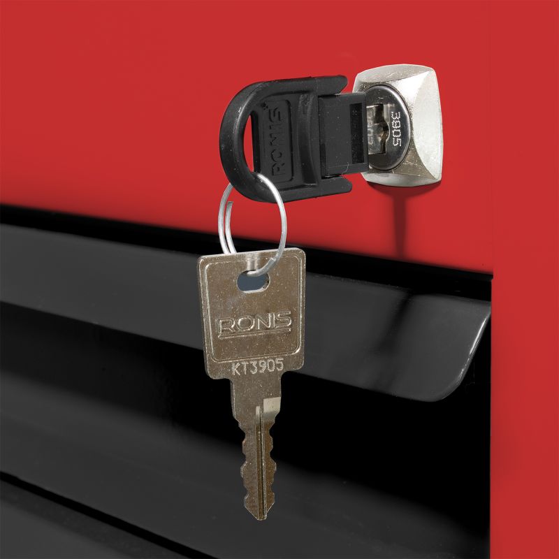 "FLEXX" Werkstattwagen 8 Schubladen und Truhe – Bild 7