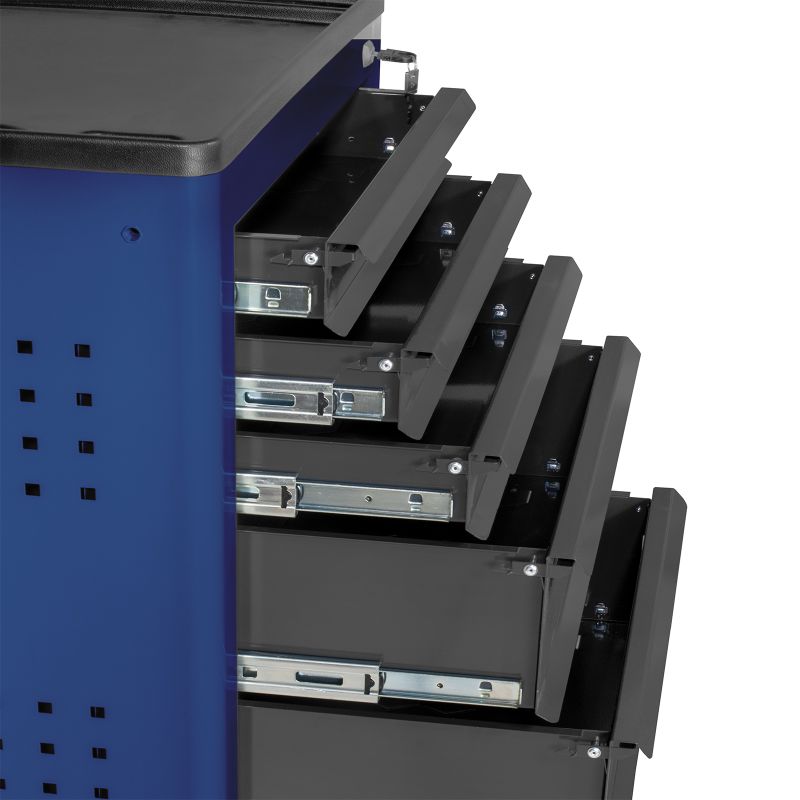 "FLEXX" Werkstattwagen Basic, 5 Schubladen – Bild 4