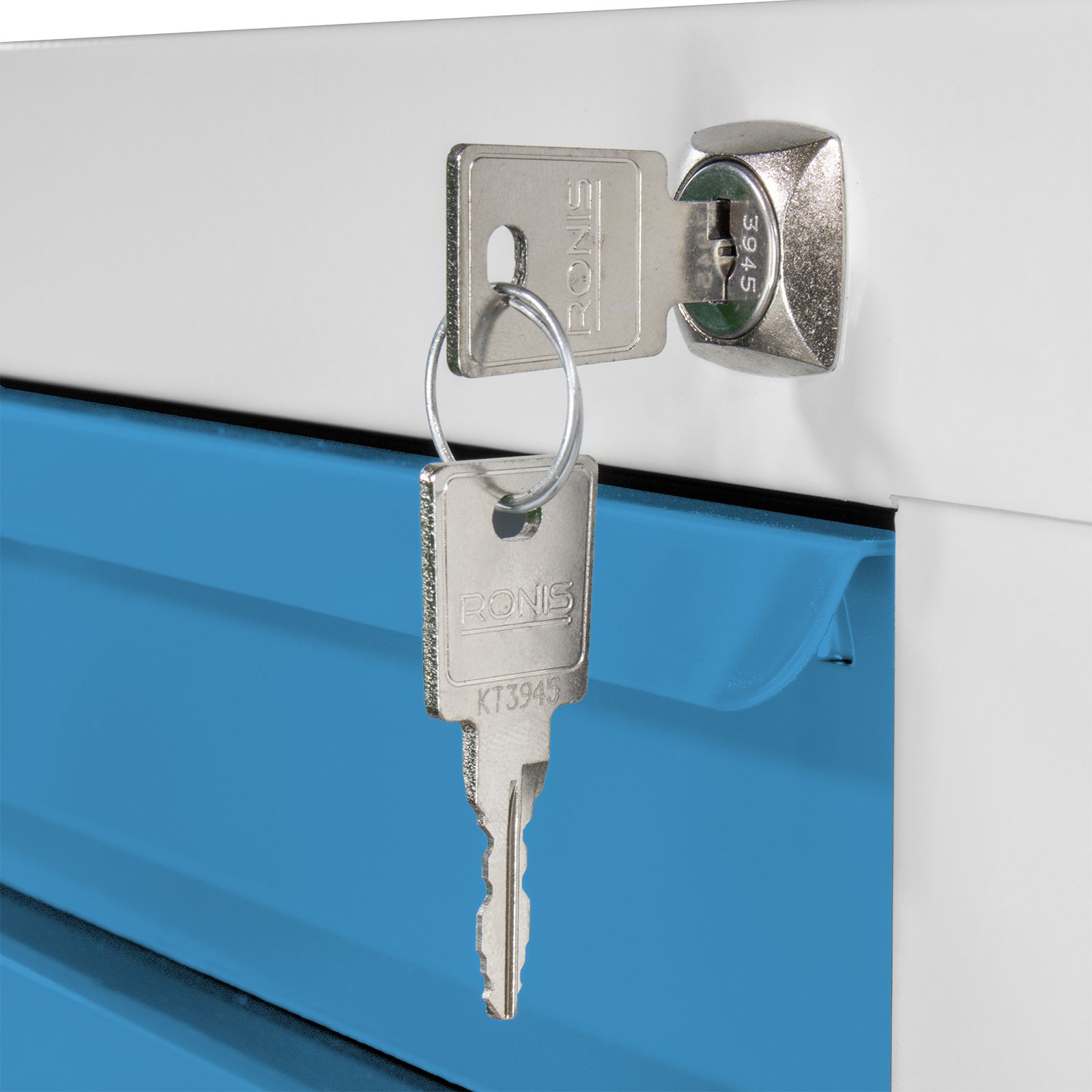 ADB Werkbank, Packtisch 1700x840x600 mm 6 Schubladen + 1 Tür – Bild 5