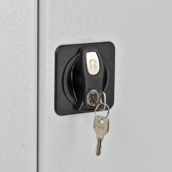 Schrank mit Lochplattenr��ckwand, inkl. 110 tlg. Hake – Bild 4