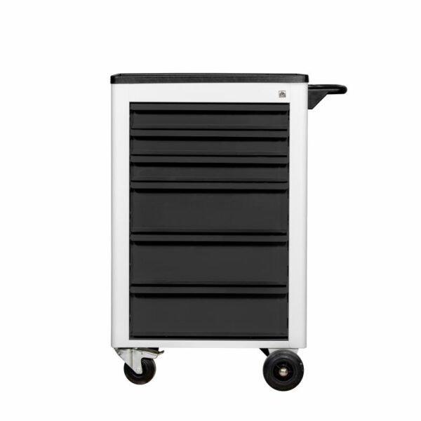 Werkstattwagen Basic, leer, grau, 6 Schubladen