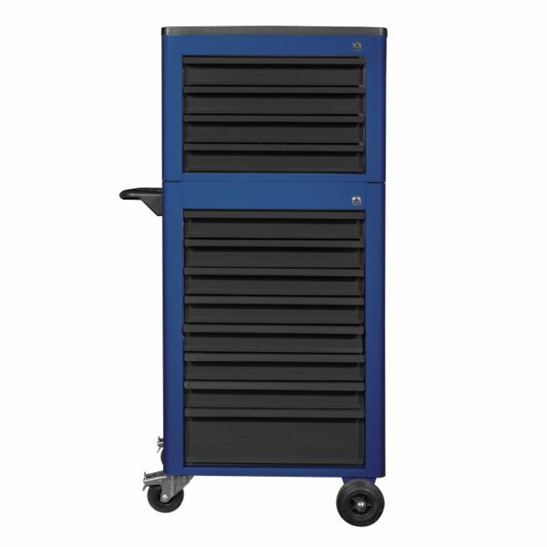 ADB Werkstattwagen Basic mit Werkzeugtruhe, 12 Schubladen, Blau