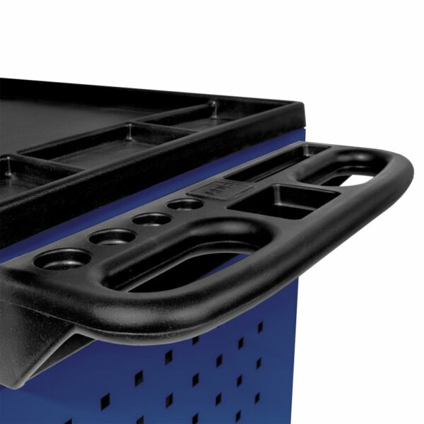 ADB Werkstattwagen Basic mit Werkzeugtruhe, 12 Schubladen, Blau – Bild 6