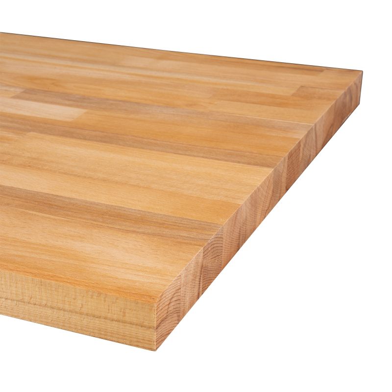 Buchenplatte 1200x600x40 mm, fugenfrei, verzugsfest – Bild 2
