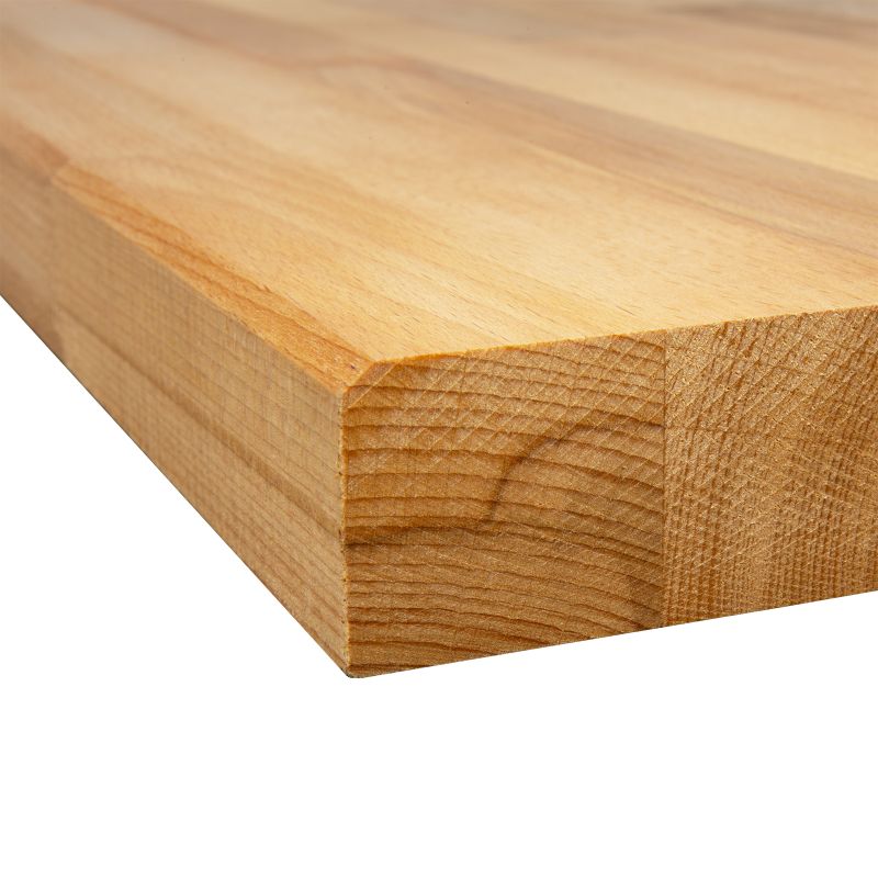 Buchenplatte 1200x600x40 mm, fugenfrei, verzugsfest